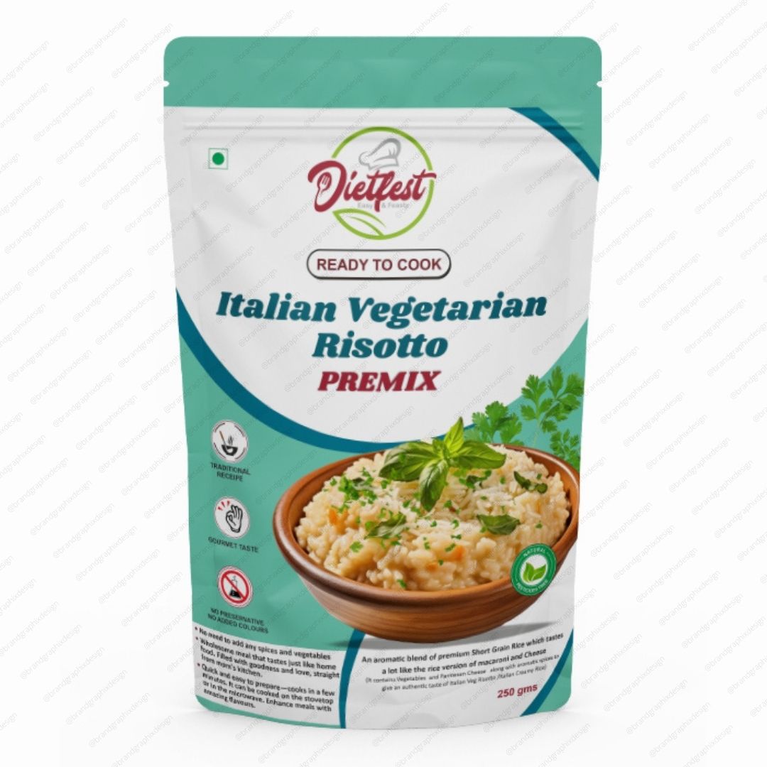 Italian Vegetarian Risotto, Packaging Design
