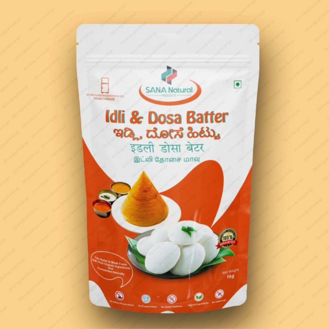 Idli & Dosa Batter, Packaging Design