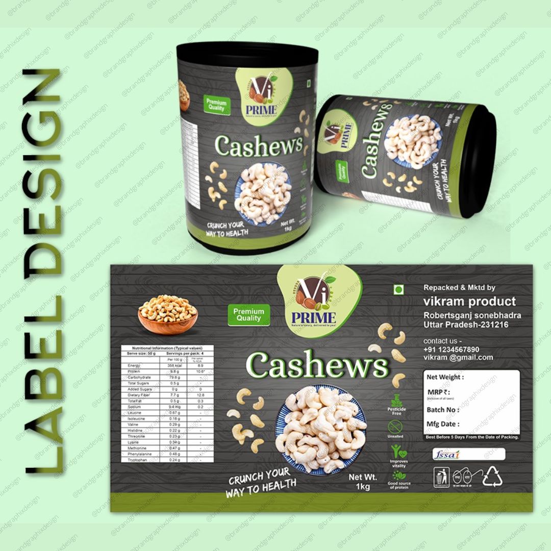 Cashews, Packaging Design