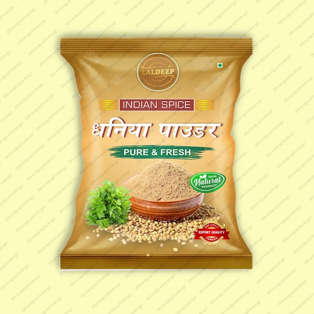 Coriander powder — Packaging Design
