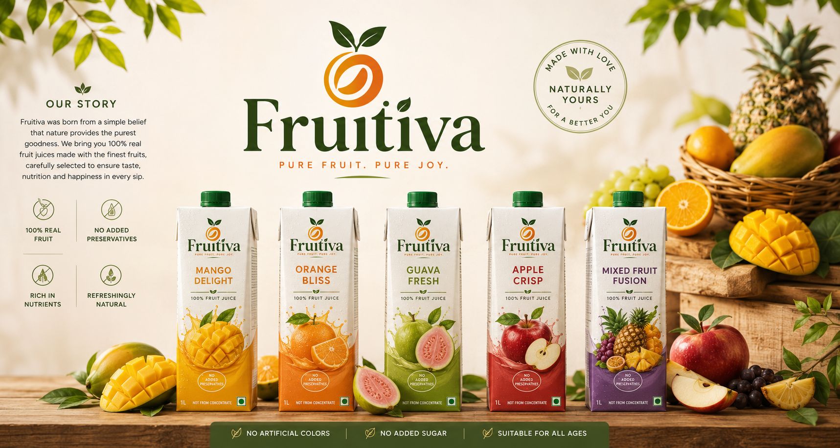 Fruitiva, Packaging Design